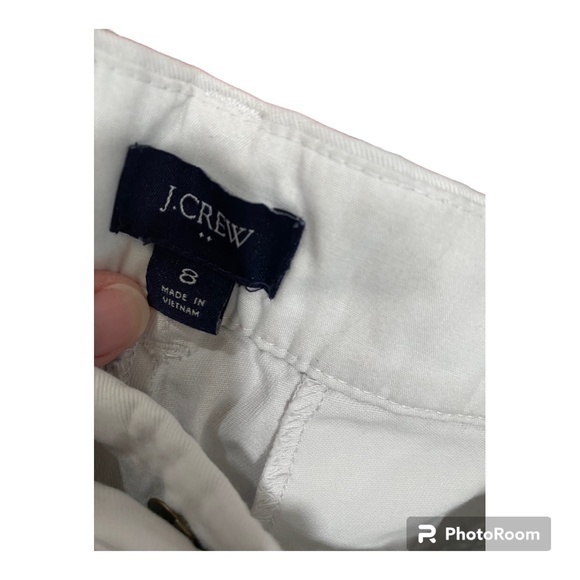 J. Crew women’s White Shorts Size 8 - Picture 3 of 3